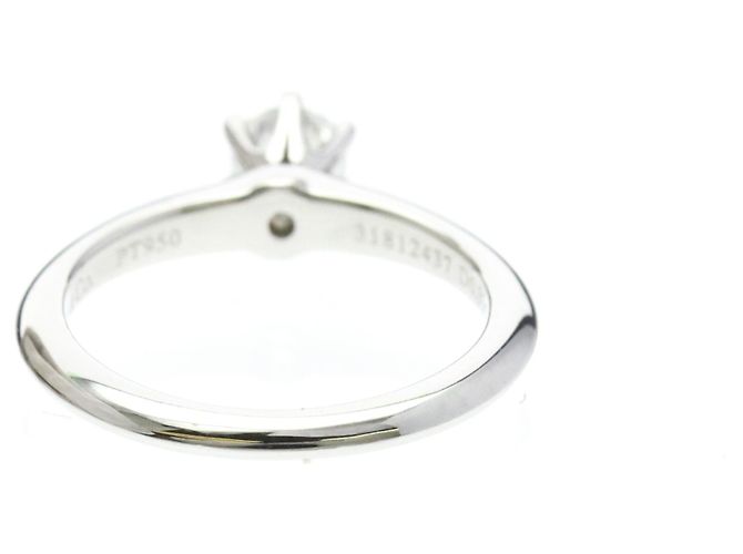 Tiffany & Co Tiffany Solitär Diamantring Silber - Ansicht 3