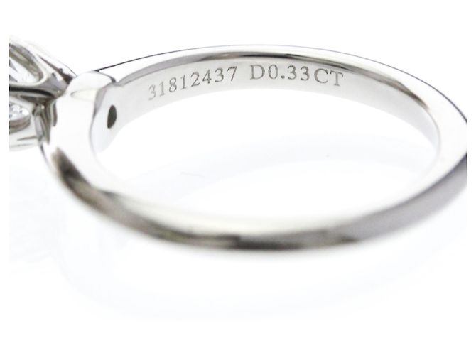 Tiffany & Co Tiffany Solitär Diamantring Silber - Ansicht 6