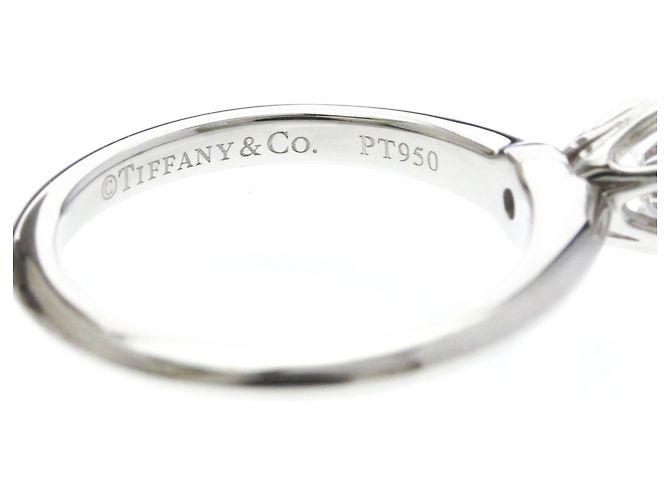 Tiffany & Co Tiffany Solitär Diamantring Silber - Ansicht 7