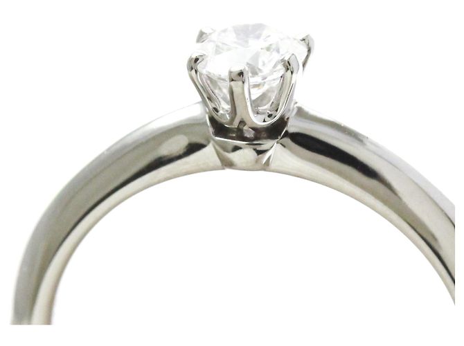 Tiffany & Co Tiffany Solitär-Diamantring Silber - Ansicht 10