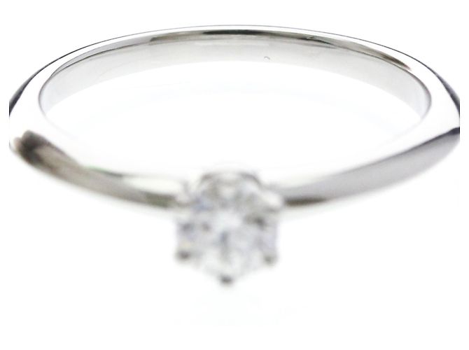Tiffany & Co Tiffany Solitär-Diamantring Silber - Ansicht 5