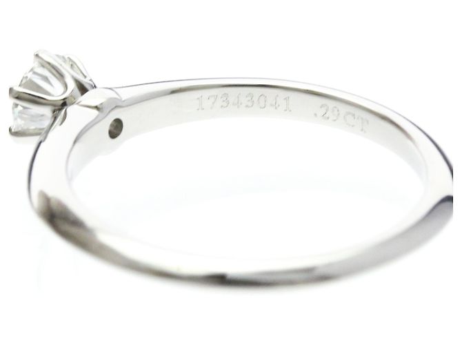 Tiffany & Co Tiffany Solitär-Diamantring Silber - Ansicht 6