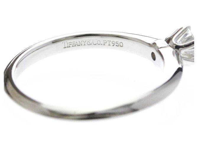 Tiffany & Co Tiffany Solitär-Diamantring Silber - Ansicht 7