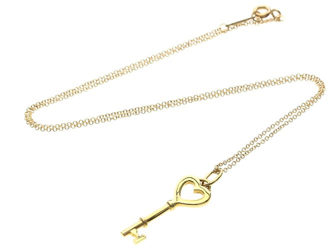 Tiffany & Co Collana Tiffany Heart Key in oro rosa D'oro - vista 13