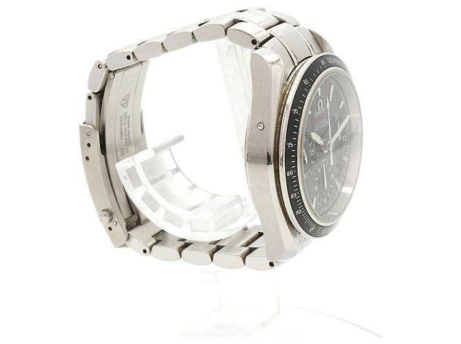 Orologio da polso Omega Speedmaster da uomo con quadrante grigio - vista 3