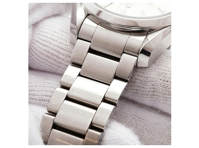 Orologio da uomo Omega Seamaster Aqua Terra quadrante argento - vista 8