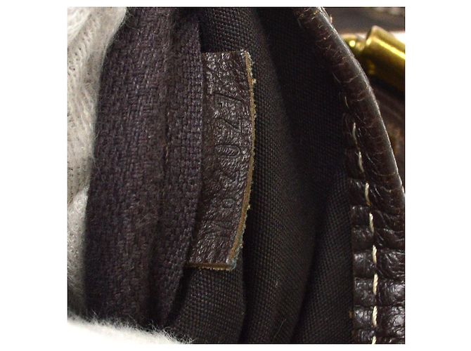 Louis Vuitton Saumur Mini Lin 30 Marrone - vista 5