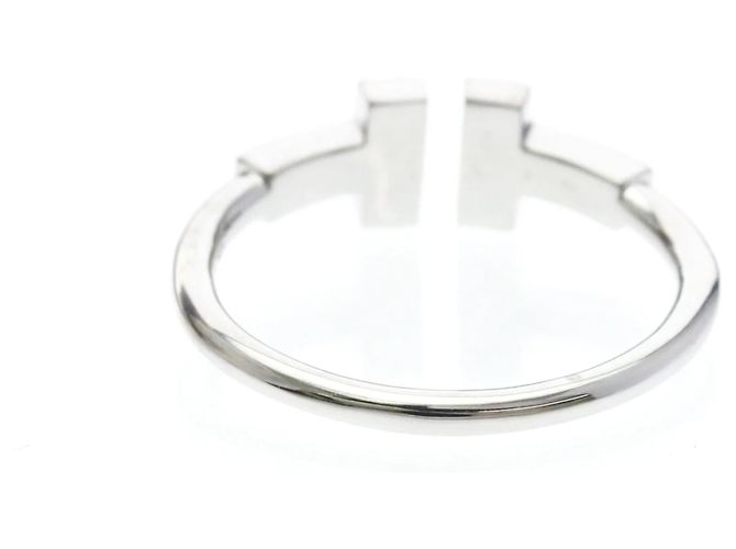 Tiffany & Co. T Wire Or Blanc 18K Argenté - vue 2