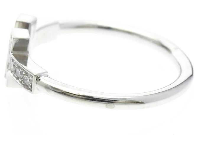 Tiffany & Co. T Wire Or Blanc 18K Argenté - vue 3