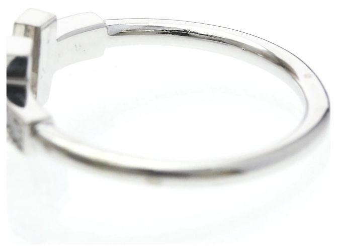 Tiffany & Co. T Wire Or Blanc 18K Argenté - vue 7