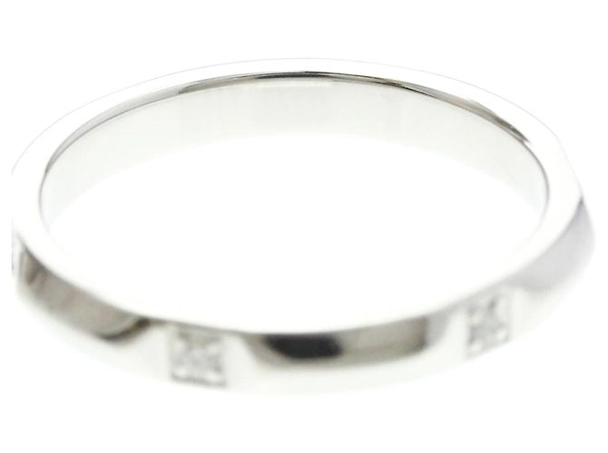 Tiffany & Co. True Band Platinum / 5PDiamond Argenté - vue 6