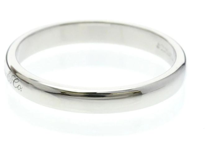 Tiffany & Co. Notes Wedding Band Platinum Silvery - view 3