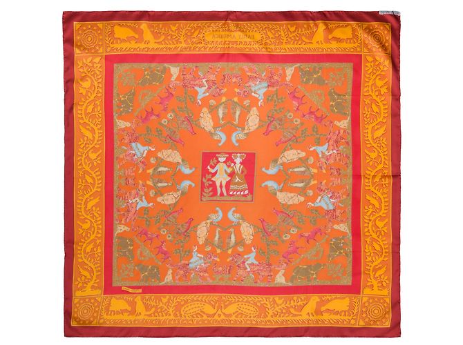 Hermès HERMES Seidenaccessoire Orange - 103823 - Ansicht 2