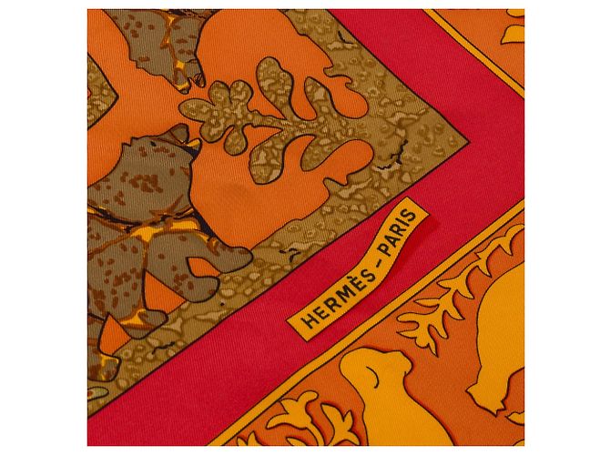 Hermès HERMES Seidenaccessoire Orange - 103823 - Ansicht 5
