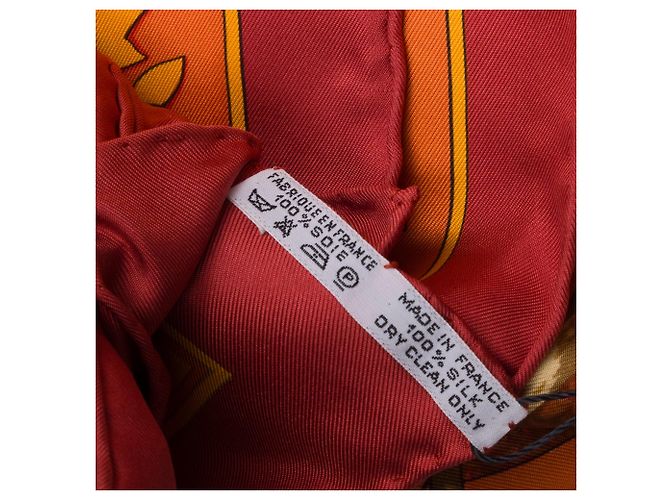 Hermès HERMES Seidenaccessoire Orange - 103823 - Ansicht 6