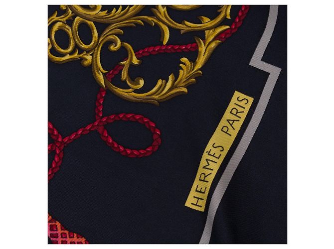 Hermès Accessorio HERMES in Seta Nero - 103821 - vista 5