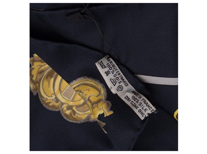 Hermès Accessorio HERMES in Seta Nero - 103821 - vista 6