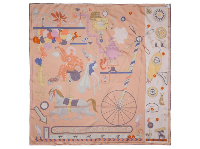 Hermès Accessorio HERMES in Seta Multicolor - 103804 Multicolore - vista 2