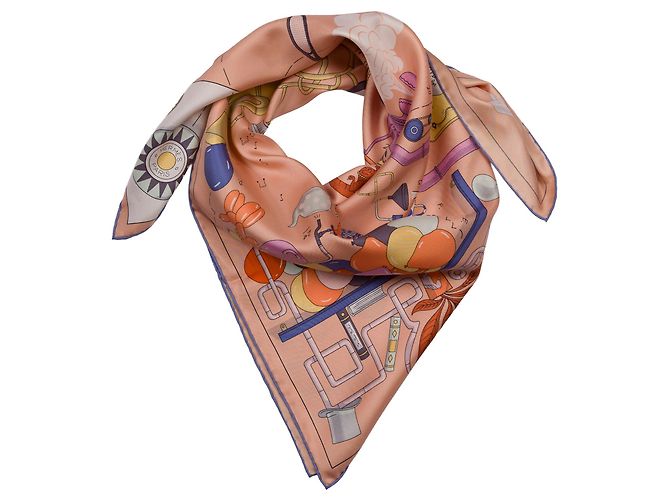 Hermès Accessorio HERMES in Seta Multicolor - 103804 Multicolore - vista 3