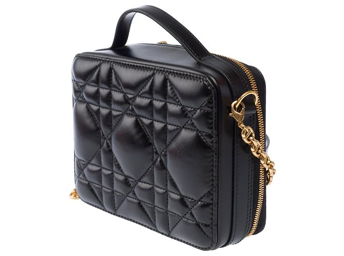 Borsa DIOR Dior Caro in Pelle Nera - 103830 Nero - vista 6