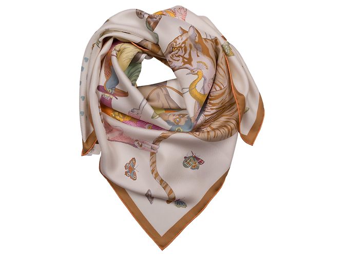 Hermès Accessorio HERMES in Seta Multicolor - 103802 Multicolore - vista 3