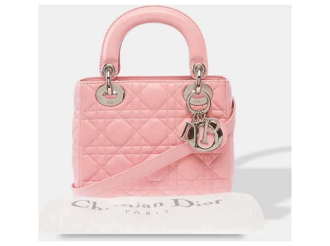 Borsa DIOR Lady Dior in Pelle Rosa - 103858 - vista 2
