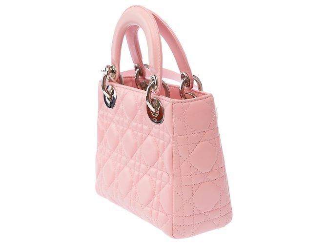 Borsa DIOR Lady Dior in Pelle Rosa - 103858 - vista 6