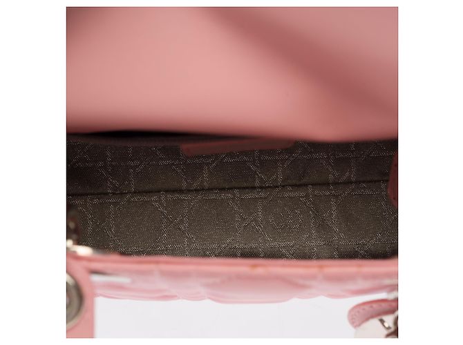 Borsa DIOR Lady Dior in Pelle Rosa - 103858 - vista 9
