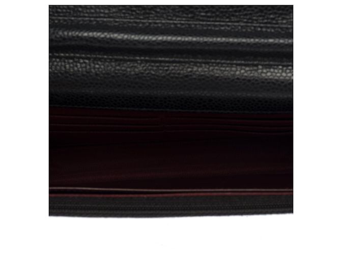 Borsa CHANEL Wallet on Chain in Pelle Nera - 103855 Nero - vista 8