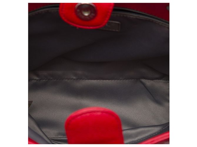 Borsa Chanel Caviar Petite Shopping Tote Rossa Rosso - vista 4