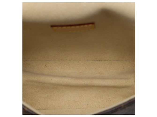 Borsa Saumur BB Monogram Louis Vuitton Marrone - vista 4