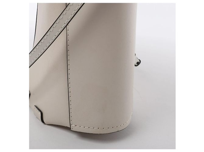 Borsa a mano 2Way in pelle LOEWE Bamboo Buckets in White Beige - vista 10
