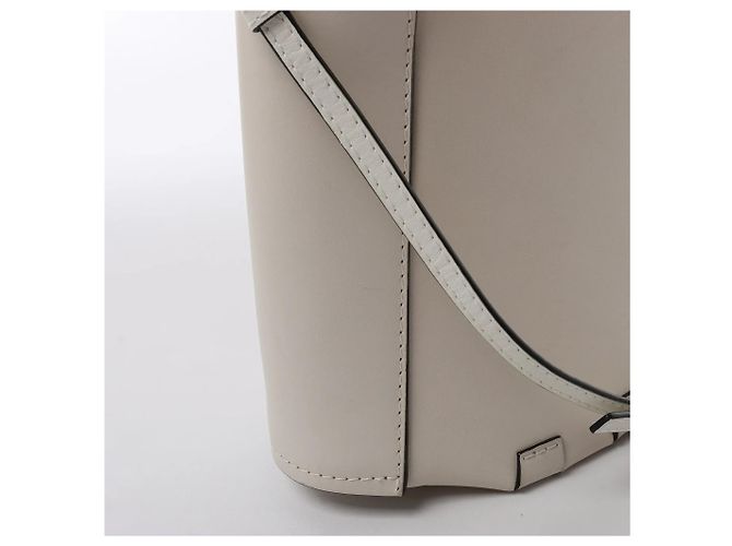 Borsa a mano 2Way in pelle LOEWE Bamboo Buckets in White Beige - vista 11