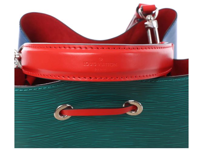 Borsa a tracolla 2Way Louis Vuitton NoeNoe in pelle Epi Multicolor Blu - vista 11