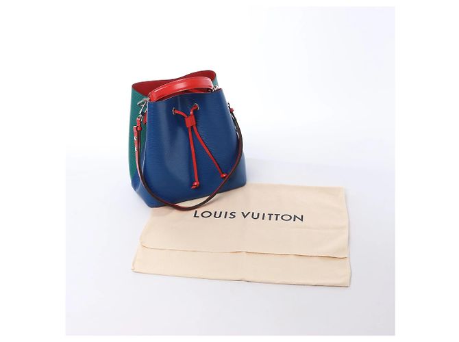 Borsa a tracolla 2Way Louis Vuitton NoeNoe in pelle Epi Multicolor Blu - vista 12