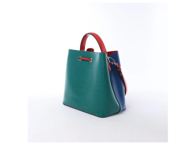 Borsa a tracolla 2Way Louis Vuitton NoeNoe in pelle Epi Multicolor Blu - vista 4