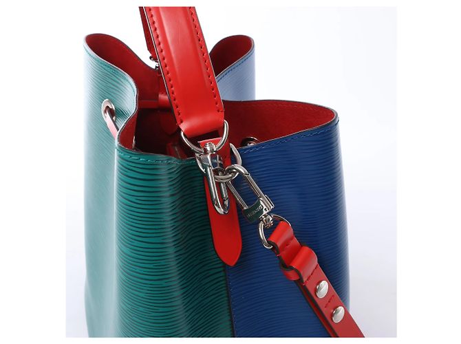 Borsa a tracolla 2Way Louis Vuitton NoeNoe in pelle Epi Multicolor Blu - vista 5