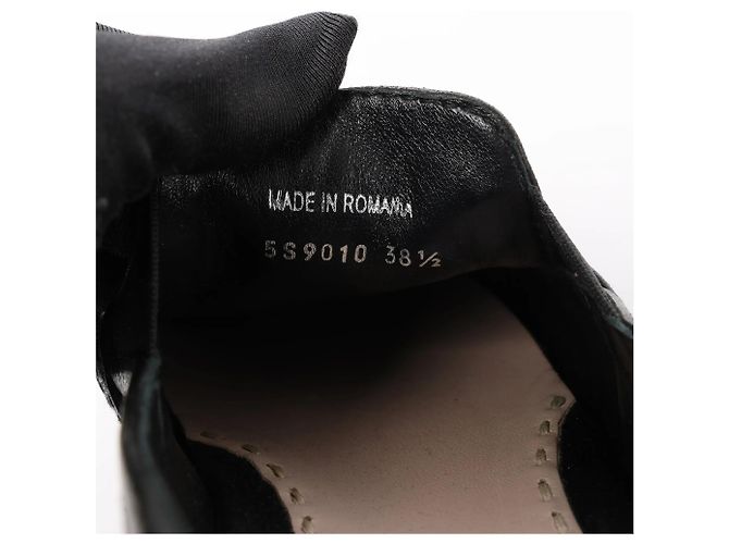 Miu Miu Leather Slip-on in Black 5S9010, Size 38.5 EU Nero - vista 9