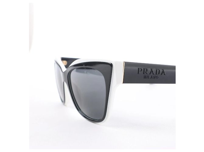 Gafas de sol Prada SPR 23X en Black/White Negro - vista 10