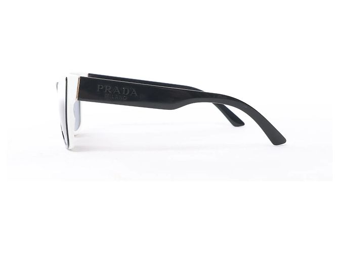 Gafas de sol Prada SPR 23X en Black/White Negro - vista 2