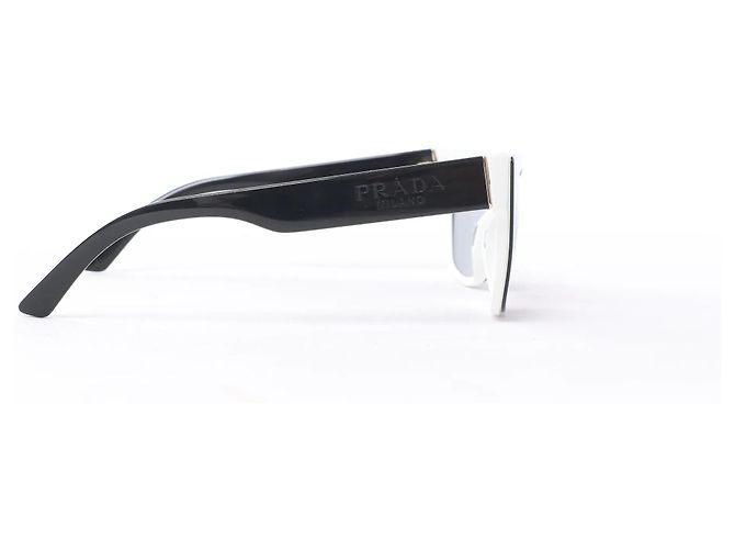 Gafas de sol Prada SPR 23X en Black/White Negro - vista 3