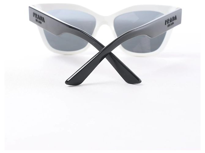 Gafas de sol Prada SPR 23X en Black/White Negro - vista 7