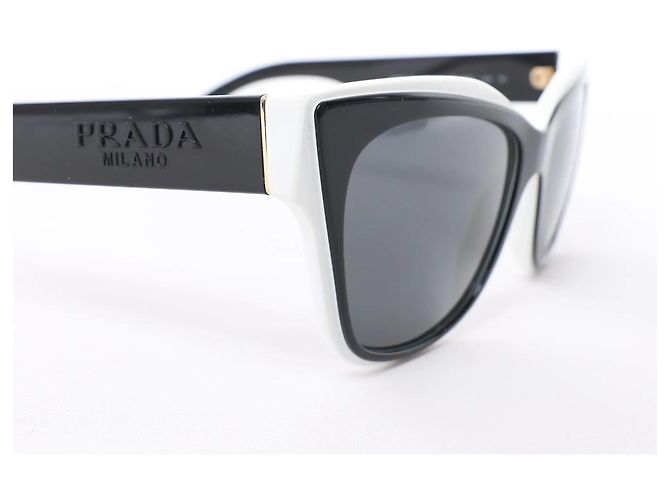 Gafas de sol Prada SPR 23X en Black/White Negro - vista 9