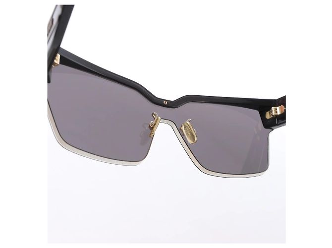 Christian Dior Occhiali da sole Dior DiorClub M4U Mask in Nero - vista 2