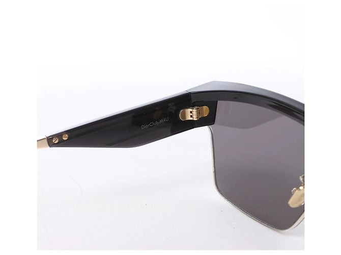 Christian Dior Occhiali da sole Dior DiorClub M4U Mask in Nero - vista 6