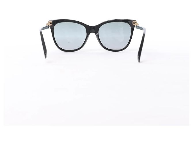 Fendi Zucca FF Logo Wayfarer Sonnenbrille in Schwarz - Ansicht 8