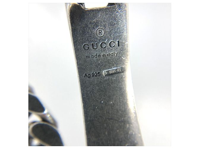 Bracciale con charm Gucci in argento - vista 6