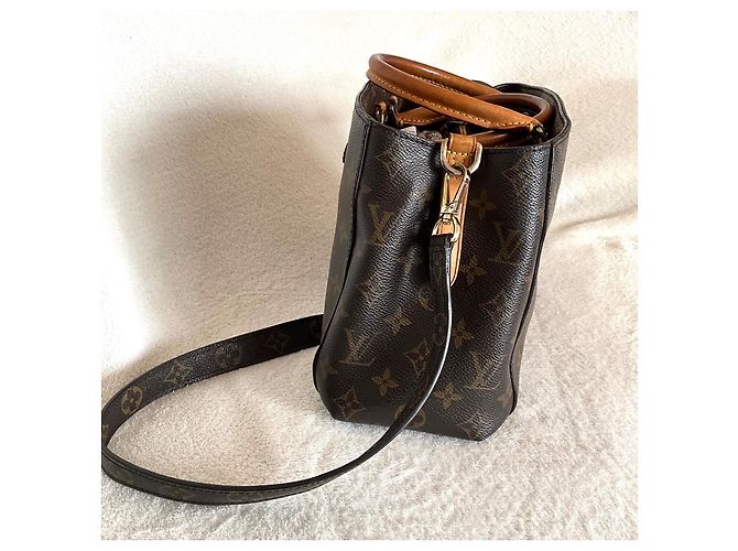 Louis Vuitton Montaigne BB Monogram Handtasche Braun Monogramm - Ansicht 4
