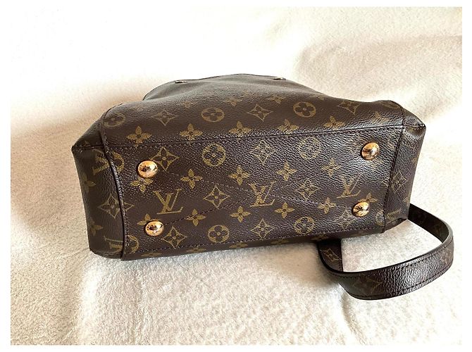 Louis Vuitton Montaigne BB Monogram Handtasche Braun Monogramm - Ansicht 5