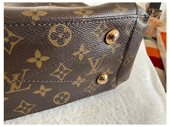 Louis Vuitton Montaigne BB Monogram Handtasche Braun Monogramm - Ansicht 9